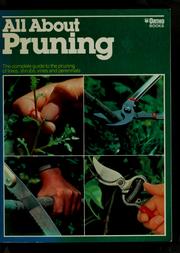 Cover of: All about pruning
