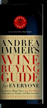 Cover of: Andrea Immer's wine buying guide for everyone