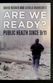Cover of: Are we ready? by David Rosner