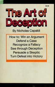 Cover of: The art of deception by Nicholas Capaldi