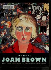 The art of Joan Brown cover