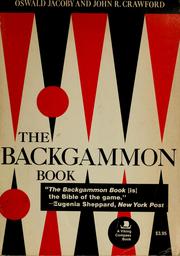 The backgammon book by Oswald Jacoby