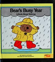 Cover of: Bear's busy year by Marcia Leonard