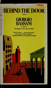 Cover of: Behind the door by Giorgio Bassani