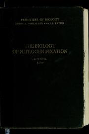 The biology of nitrogen fixation by A. Quispel