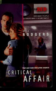 Cover of: Critical Affair: Code Red