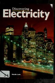 Cover of: Discovering electricity