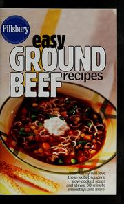 Cover of: Easy ground beef recipes by Heidi Reuter Lloyd