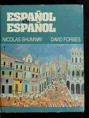 Cover of: Español en español by Nicolas Shumway