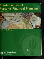 Fundamentals of personal financial planning by Jeffrey B. Mershon