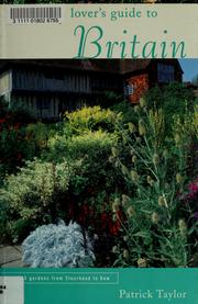 Cover of: The garden lover's guide to Britain
