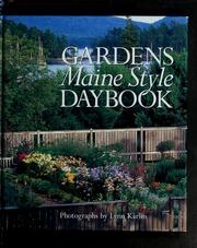 Cover of: Gardens Maine style daybook