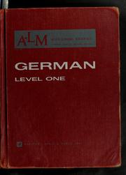 German: level one by Modern Language Materials Development Center