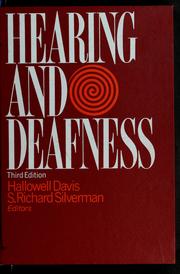 Cover of: Hearing and deafness