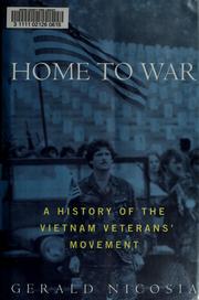 Cover of: Home to war by Gerald Nicosia