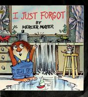 Cover of: I just forgot by Mercer Mayer