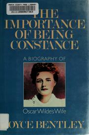 Cover of: The importance of being Constance by Joyce Bentley