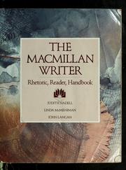 Cover of: The Macmillan writer by Judith Nadell