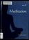 Cover of: Meditation