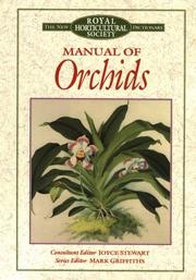 Cover of: Manual of Orchids (New Royal Horticultural Society Dictionary)