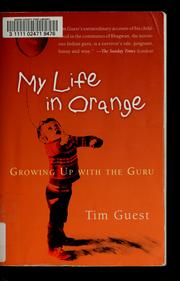 Cover of: My life in orange