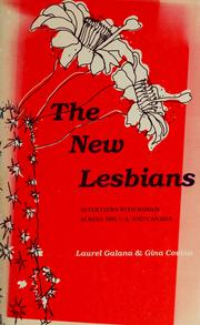 Cover of: The new lesbians | Laurel Galana