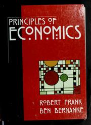 Cover of: Principles of economics by Robert H. Frank