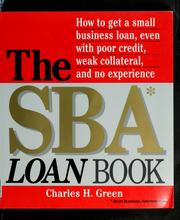 Cover of: The SBA loan book by Charles H. Green