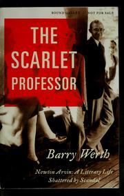 Cover of: The Scarlet Professor by Barry Werth