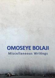 Cover of: Miscellaneous Writings by 