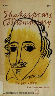 Cover of: Shakespeare, our contemporary