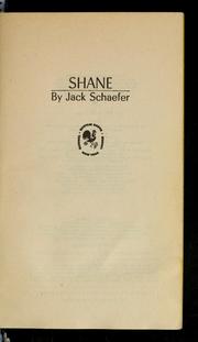 Cover of: Shane