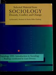 Cover of: Sociology: diversity, conflict, and change