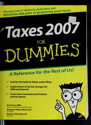 Cover of: Taxes 2007 for dummies by Eric Tyson