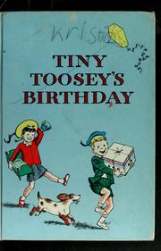 Cover of: Tiny Toosey's birthday by Mabel G. LaRue