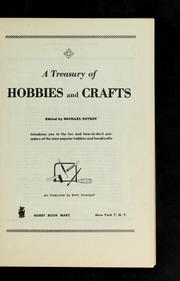 Cover of: A treasury of hobbies and crafts