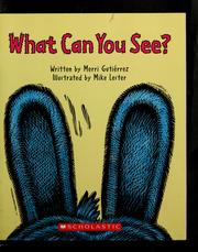 Cover of: What can you see?