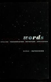 Cover of: Words by Hubert A. Hagar