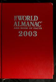 Cover of: The world almanac and book of facts, 2003 by 