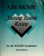 Cover of: AJN/Mosby nursing boards review | American Journal of Nursing Company