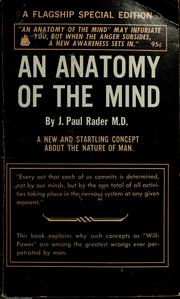 Cover of: An anatomy of the mind: the role of consciousness in human behavior