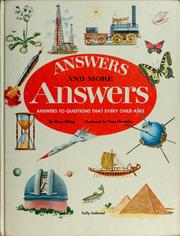 Cover of: Answers and more answers