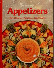 Cover of: Appetizers by Sue Brownlee