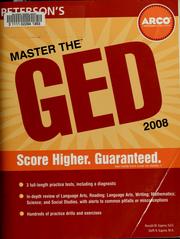 Cover of: Arco Master the Ged 2008