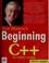 Cover of: Beginning C++