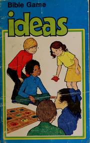 Cover of: Bible games ideas by Shirley Beegle, Shirley Beegle