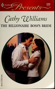 Cover of: The billionaire boss's bride by Cathy Williams