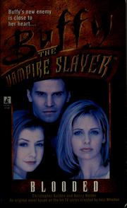 Cover of: Blooded (Buffy the Vampire Slayer: Season 3 #2) by Nancy Holder