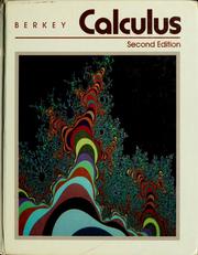Cover of: Calculus by Dennis D. Berkey