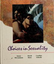 Cover of: Choices in sexuality by Susan McCammon